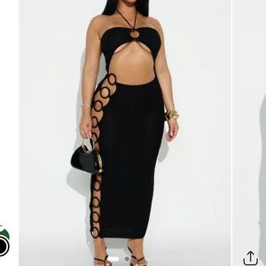 Fashion nova crochet maxi dress